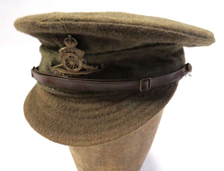Scarce WW1 Royal Artillery Other Rank's Wool Trench Cap.