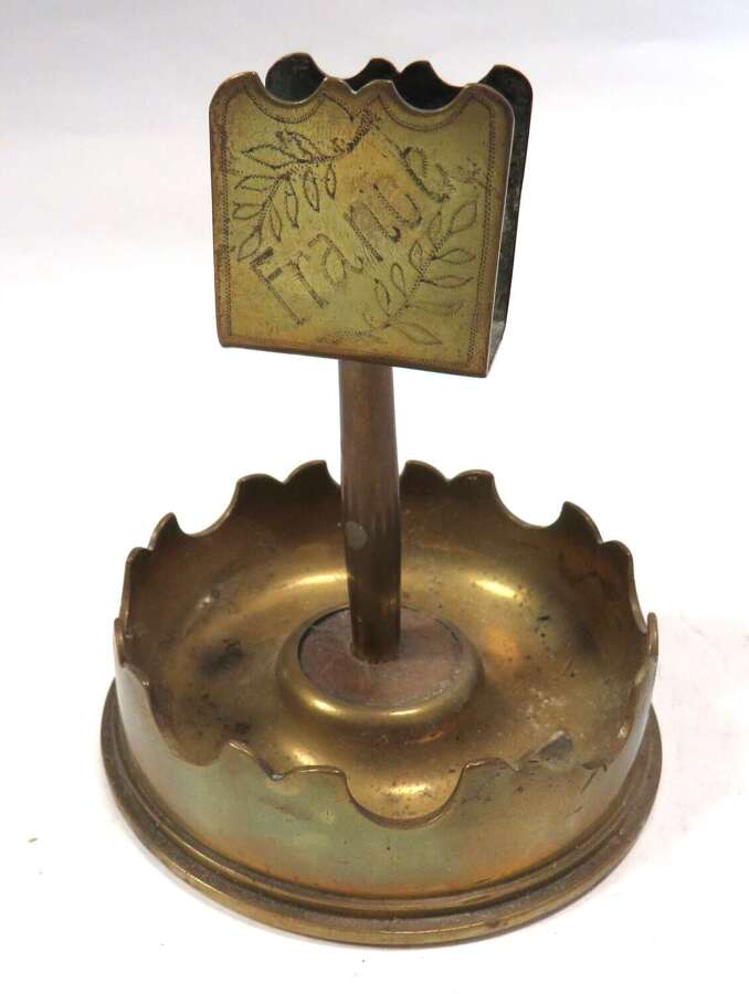 WW1 Trench Art Matchbox Holder and Ashtray