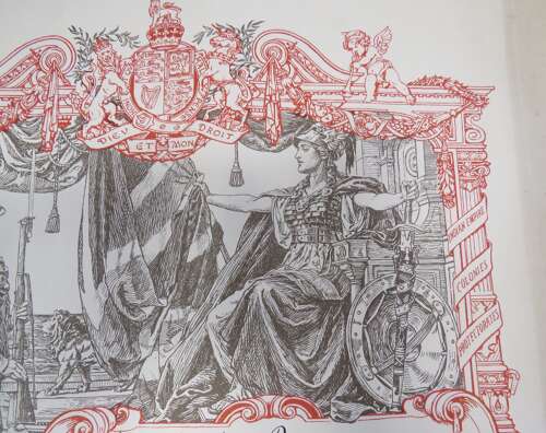 WW1 Lincolnshire Regiment Soldiers Discharge Service Rendered Scroll