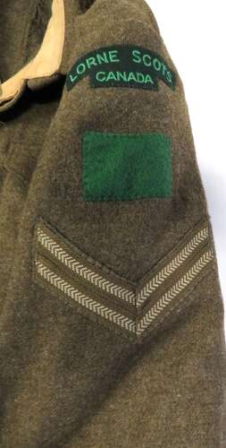 WW2 Canadian Battledress Jacket And Trousers . Lorne Scots 4th Canadian Division