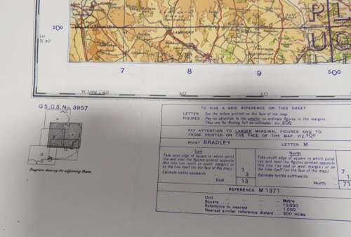 Rare WW2 Battle of Britain Period R.A.F Operations Room Plotting Counters & Map