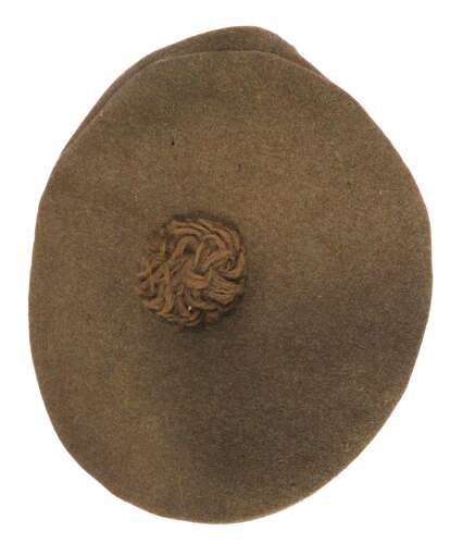 Late WW2 / 1950s Period Seaforth Highlanders Officers Khaki Tam O Shanta Hat
