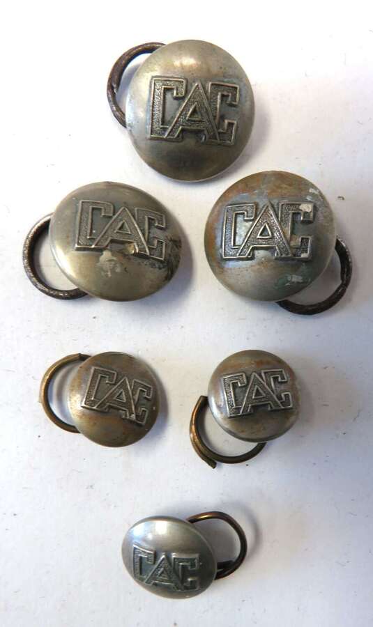 Good Part Set of Civil Air Guard Flying Suit Buttons