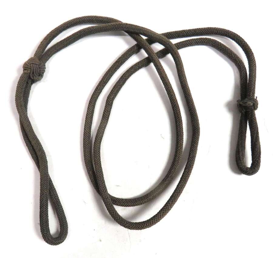 WW1 Military Officers Khaki Green Revolver Lanyard
