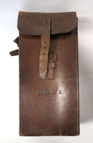 WW1 Period Private Purchase Officers Sandwich Box and Thermos Flask