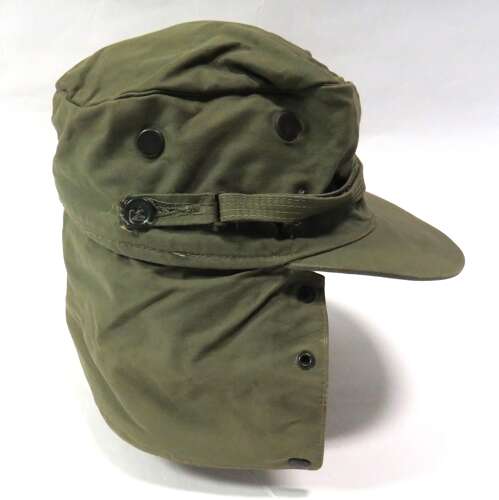 Rare 1950s British Army Cold Weather Combat Cap. Korean War Period