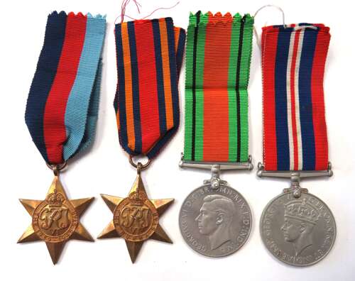 WW2 Burma Star Medal Group