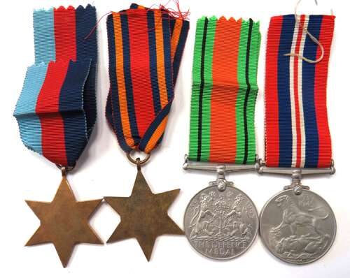 WW2 Burma Star Medal Group