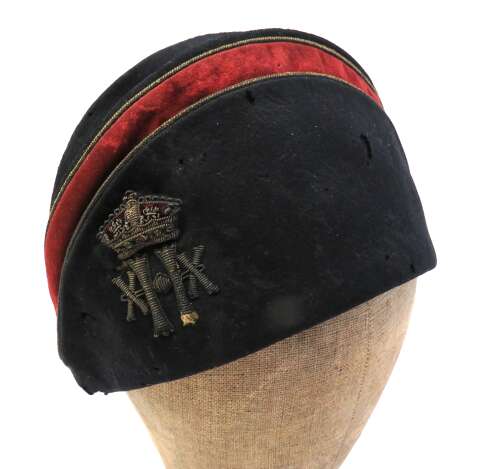 Early 20th Century Edwardian 20th Hussars Dress Field Service Tent Pattern Hat