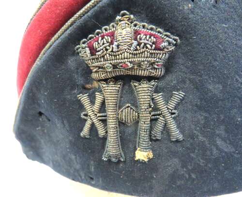 Early 20th Century Edwardian 20th Hussars Dress Field Service Tent Pattern Hat