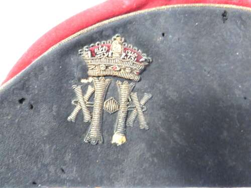 Early 20th Century Edwardian 20th Hussars Dress Field Service Tent Pattern Hat