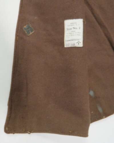 WW2 Dated 1942 British Issue Camouflage Pattern Leather Jerkin